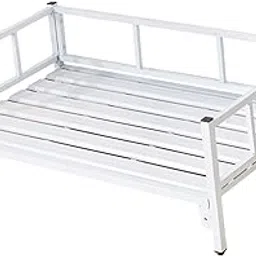 MERISHOPP Elevated Dog Bed Quick Set up Breathable Multifunctional Furniture Accessory White-image-57