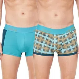 zoiro Cotton Soft Men's Trunk (Pack of 2) | Blue-picture-25