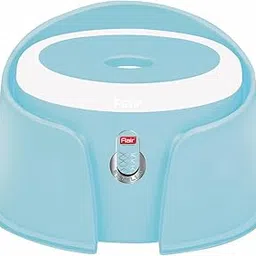 FLAIR Estella 9-Inch Bathroom Stool | Durable Plastic | Anti-Slip Design | High Bearing Capacity | Robust and Unbreakable I Light Weight & Multipurpose | Stool for Kitchen and Bathroom Blue image 1