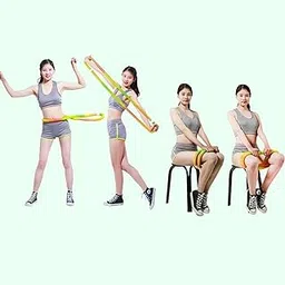 MERISHOPP Weighted Fitness Hoop for Adults Workout Hoop Comfortable Exercise Equipment | Sports Equipment | Outdoor Sports Gear | Exercise Gear-picture-17