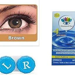 Soft Eye Monthly Color Contact Lens (Zero Power, Dark Brown)-picture-19