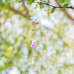 LICHTS Crystal Suncatcher Balcony Window Hanging Decor Wall Rainbow Maker Model 1-picture-27