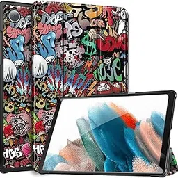 Robustrion Cover for Samsung Galaxy Tab A8 10.5 inch Cover Case, Trifold Flip Case Cover for Samsung A8 Tablet 10.5 inch [SM-X200/X205/X207] 2022 - Hippy-image-18
