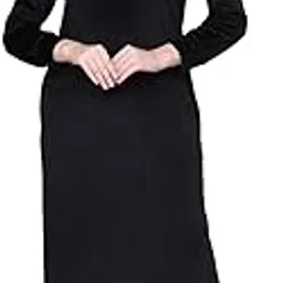 secret wish Solid Velvet Maternity Velvet Nighty Full Length/Full Sleeves/Side Pocket/Feeding/Nursing/Warm/Soft Fabric/Zipper-picture-44