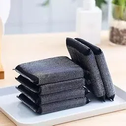 Home Care Sponge Scrubber - Multipurpose Steel Foam Pad - Dish Cleaning Sponge - Scrub Sponges - Dishes Cleaning Washer Pad - Steel Wire Scrub Sponges for Cleaning-picture-30