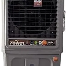 CHAMPION PLUS PP Air Cooler | 18-Inch Blade | 125L Tank | E Frame Motor | Honeycomb Pad | Ice Chamber | Wheels|GREY image 1