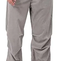 the indian garage co Men Mid Rise Baggy Textured Mid-Rise Parachute Joggers-picture-28