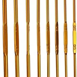CALANDIS 8Pcs/Set Aluminum Crochet Hook Knitting Needle Hand Knit Tools Double Heads | Crochet Hooks | Crocheting & Knitting | Needlecrafts & Yarn | Crafts-picture-12