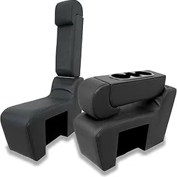 V7 Premium Central Seat with Armrest for Innova Hycross – Wooden Finish, Dual Function Baby Seater & Armrest, 2 Bottle Holders, Mobile Holder, Luxury Car Interior Accessory, Easy Install-picture-12