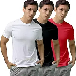 FIGHTERHERO Gym T Shirts for Men Workout | Sports Tshirt for Man | Running Mens T-Shirts | Polyester Men's T Shirt | Quick Dry fit Training Active Wear | Badminton Football Jersey Tshirts Combo Set-picture-30