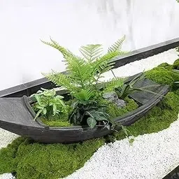 ATORSE False Moss Ornaments Simulated Green Plants for Terrariums Garden Plant Pots M Dark Green-picture-31