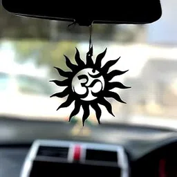 BKQPTL Acrylic Dream Catcher Car Hanging Rear View Mirror Decor Good Luck Ornament, Car Hanging Accessories for Positive Vibes Dream Catcher for Car, Balcony, Room, Garden Decor Gift(Surya, Pack of 1)-image-67