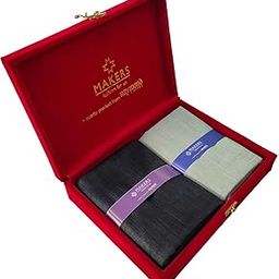 raymond Fabrics Makers Men's Combo of Unstitched Poly Cotton Plain Shirt and Trouser Fabric Set - Gift Pack (Multicolour_Free Size)-picture-22