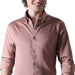 beyoung Regular Fit Formal Satin Shirt for Men | Full Sleeves | Men’s Stylish Satin Silk Shirt | Formal Shirt | Buttondown Collar | Satin Solid Shirt for Men-picture-28