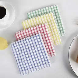 AYUS Dish Cloths for Kitchen Washing Dishes, Super Absorbent Dish Rags, Cotton Terry Cleaning Cloths 13x13 Inches (Terry Dish Cloth, Pack of 6)-picture-11