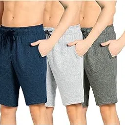 kart black Men's Loopknitt Cotton Fabric Printed Shorts-picture-48