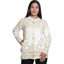 grand line Winter wear Acrylic Hair Yarn Ladies Cardigan/Sweater for Women-picture-19