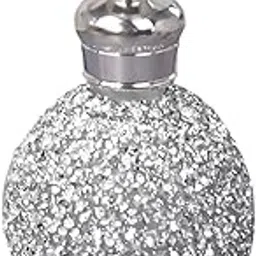 UJEAVETTE® Glass Perfume Bottles Multifunction Jar Leakproof Refillable for Women Girls Silver-picture-45