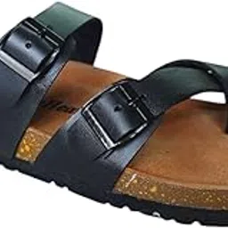 upheave Men Suede Leather Cork Sole Sandal | Slippers for Men | Cushioned Footbed | Comfortable | Lightweight | All Occasion Slippers-picture-29