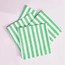 Aarnikawrap Hygienic (15 x 15 Inch) Chapati Covers |Roti Rumal | Roti Clothes Wrap | Roti Square Flap Cover Pack 4 (Green Stripes)-picture-26