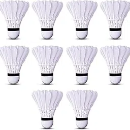 US Sports Feather Shuttlecock Pack of 10 | High-Performance Badminton Shuttle for Indoor & Outdoor Play | Durable Feather Design | Consistent Flight for Training & Matches-picture-22