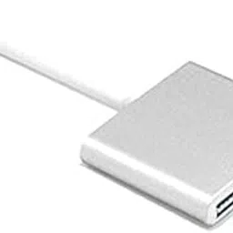 HiperAds USB-C 3 Port Digital AV Multi Port Adapter 3 in 1 Adapter Compatible with Mac-Book Laptops.-picture-27