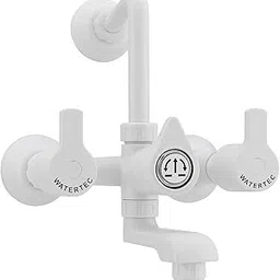 Watertec Wall Mixer – White Bathroom & Shower Tap | Durable POM Material, Leak Proof, Easy Installation | Open Mixer with 3-Year Warranty-picture-67