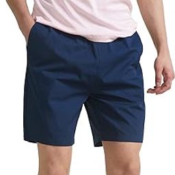damensch Cotton Shorts for Men, Lounge Mens Cotton, Elasticated Waistband Pant, Bermuda Pants, Relaxed Fit Half Pant, Home for Man-picture-9
