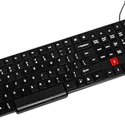 USB Wired Keyboard for Laptop & PC - Soft Touch Silent Keys with UV-Coated, Full-Size Multimedia Keyboard with Fast Responsive Typing for Office Home Work Gaming & Daily Use-image-28