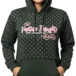 Women’s Printed Hoodie | Warm Fleece Pullover Sweatshirt with Front Pocket & Adjustable Hood | Girls & Women | Soft, Cozy & Trendy-picture-48