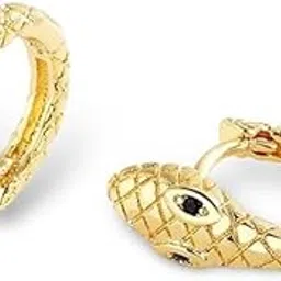 myki Fantastically graceful Gold Snake Earrings For Women & Girls-picture-41