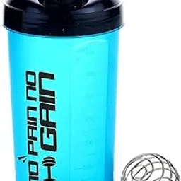 GNOLY Shaker Bottles with Steel Whisk Mixer Ball for Smooth Mix & Markings for Workout Supplement Protein Shake Gym Sipper Bottle for Men & Women Gym Fitness Shaker Bottle – 700 ml-picture-31