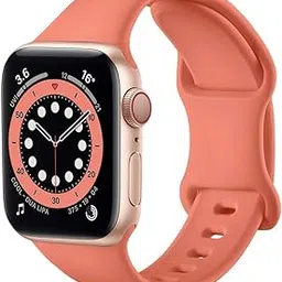 Mosmoc Compatible with Apple Watch Straps 45mm 44mm 42mm 49mm or 41mm 40mm 38mm, Soft Silicone Sport Replacement Band for iWatch Series 9 8 7 6 5 SE2/SE Ultra 2 Ultra 4 3 2 1 (Not Include Watch) image 1