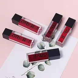 Adbeni Liquid Lipstick Set of 5 | Matte Finish & Long Lasting | Vibrant Colors for Every Occasion (Red & Maroon)-picture-15