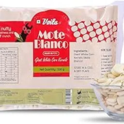 Voila Mote Blanco white Corn 500 gm | Peruvian White Corn kernels-picture-14