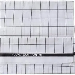 Kingnqueenz.com White Check Cotton Dhotis,Mundus Lungies Pack of 1-picture-15