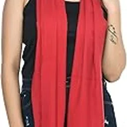manra Women Girls Ladies Kashmiri Woolen Plain Scarves-picture-11