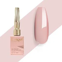 Emigel Professional UV Gel Polish DUSTY PINK - E074 | Cured With UV LED Lamp | Super Glossy Finish |Quick Drying Nail Polish (12ml) image 1
