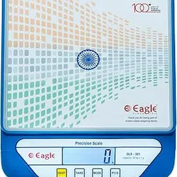 Eagle Electronic Weighing & Counting Scale with 30 kg Capacity for Retail Shops, Kirana Store & Cottage Industries, High Precision Weight Machine with Tare, Counting (Blue, DLX-301)-picture-23