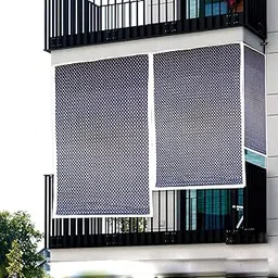 Roll up Bamboo Curtain/Blinds for Window and Balcony-Indoor & Outdoor Use (3 feet x6 feet Light Grey)-picture-16