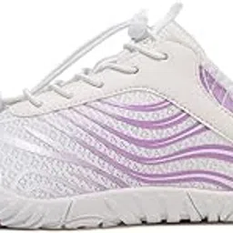 Anti-Slip Rubber Athletic Hiking Water Shoes for Mens Womens | Barefoot Aqua Swim Walking Shoes | Five-Finger Shoes | Running Shoes Lightweight Sneakers - Color: White-A | Size: 41-image-88