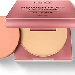 RENEE PRO Power Puff Compact Powder - Encourage, Lightweight and Velvety Matte Finish, Helps Achieve Even Toned Skin, Minimizes Appearance Of Pores & Fine Lines, Helps Control Excess Oil & Shine 9 Gm-picture-59