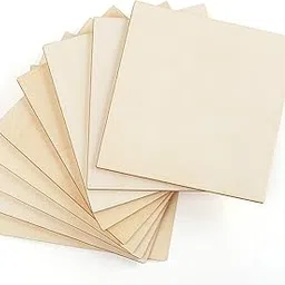 MDF Pine Wood 2.5mm Thick, Set of 5, MDF Board for Art and Craft Unfinished for Resin Art, Mandala Art, Pyrography, Painting (Square, 12inch X12inch)-picture-25