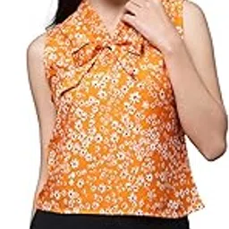 oomph! Women's Crepe Floral Relaxed Fit Shirt-picture-29