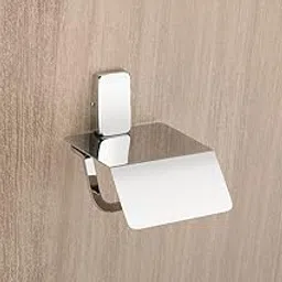 AGMECO Wall Mounted Toilet Roll Holder with Flap | Durable & Sleek Finish for Modern Bathrooms Fortte (Pack of 1)-picture-11