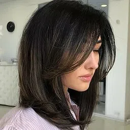 BOXO 2 Clip Straight Hair Piece Invisible Hairpin for Thinning Hair - Adding Volume Extension, 1 Pcs Natural Black Brown-picture-35