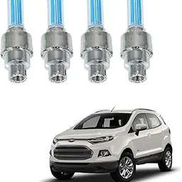 LED Tyre Valve Caps, Blue Light, Pack of 4, Motion Activated Wheel Lights Suitable for Ford Ecosport Type-1-picture-15