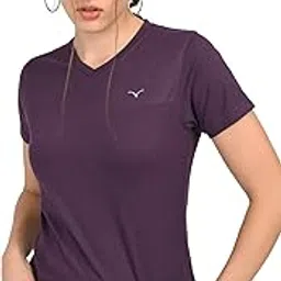 coppersmith Sports Gym Tshirt for Women Workout - Active Wear Polyester Swimming Tshirt-picture-57