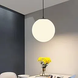 Keyplus Doom White Glass Designer Hanging Light-AC-picture-15
