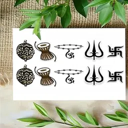 Komstec All Finger Different Design Tattoo Temporary Tattoo Stickers For Male And Female Fake Tattoo Waterproof Tattoo body Art-picture-56